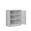 Salsbury Industries Salsbury Industries 8048GRY-U Heavy Duty Storage Cabinet-Counter Height-Gray-Unassembled 8048GRY-U